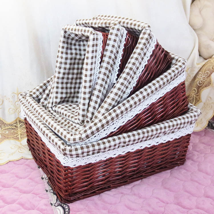 Willow Rattan Storage Basket – Eco-Friendly Home Organizer greenroot living