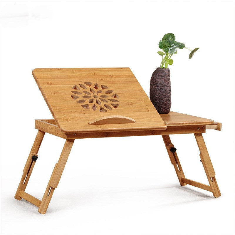 Folding Laptop Bed with Small Table Lazy Simple Desk greenroot living