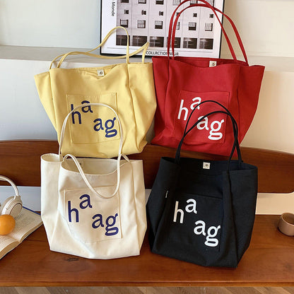 Large Capacity Canvas Commuter Tote greenroot living