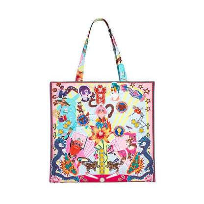 Harajuku Canvas Bag Tote Computer greenroot living