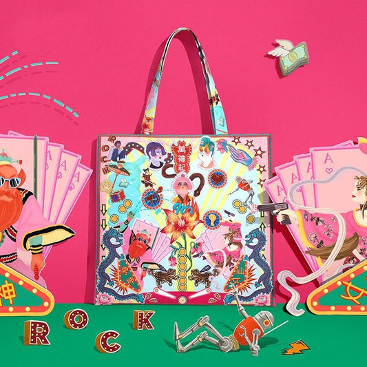 Harajuku Canvas Bag Tote Computer greenroot living