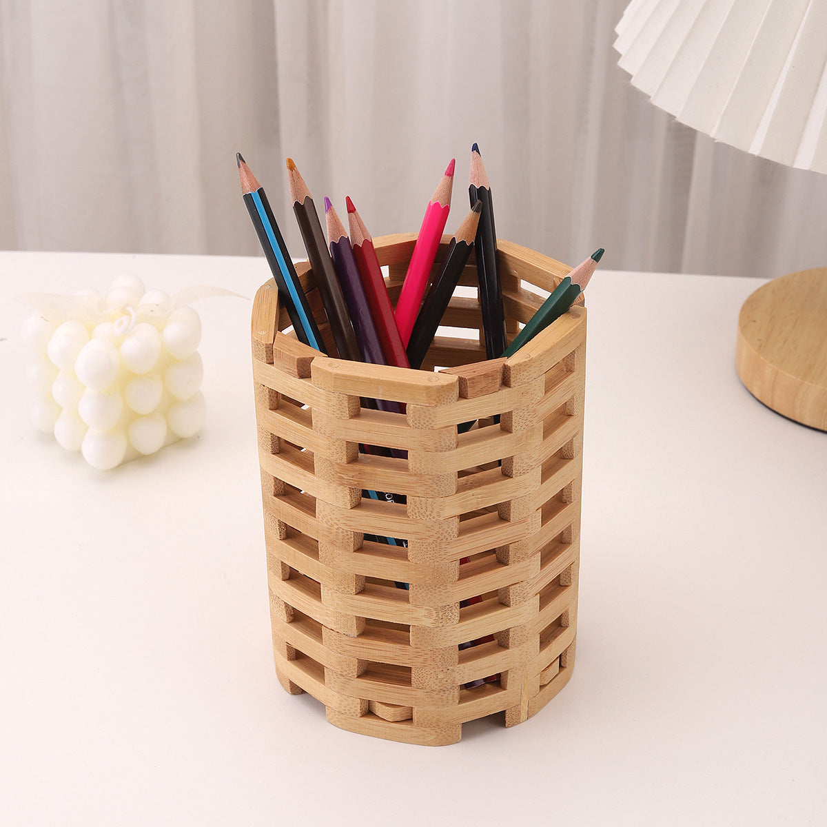 Bamboo Simple Chopsticks Holder Pen Holder Storage greenroot living