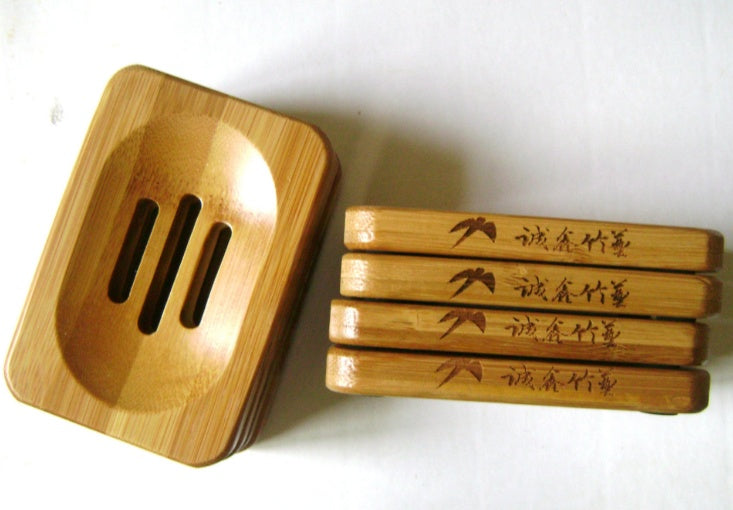 Soap box, handmade bamboo wooden soap holder, mildewproof bamboo soap holder greenroot living