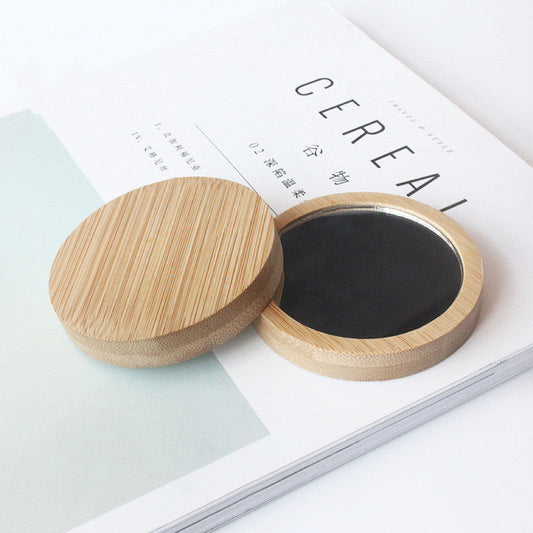 Bamboo portable makeup mirror greenroot living