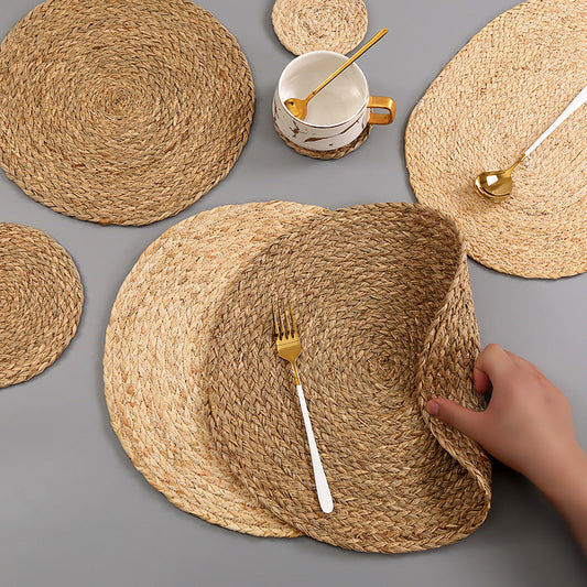 Handmade Round Insulation pads Table Mats Pads greenroot living