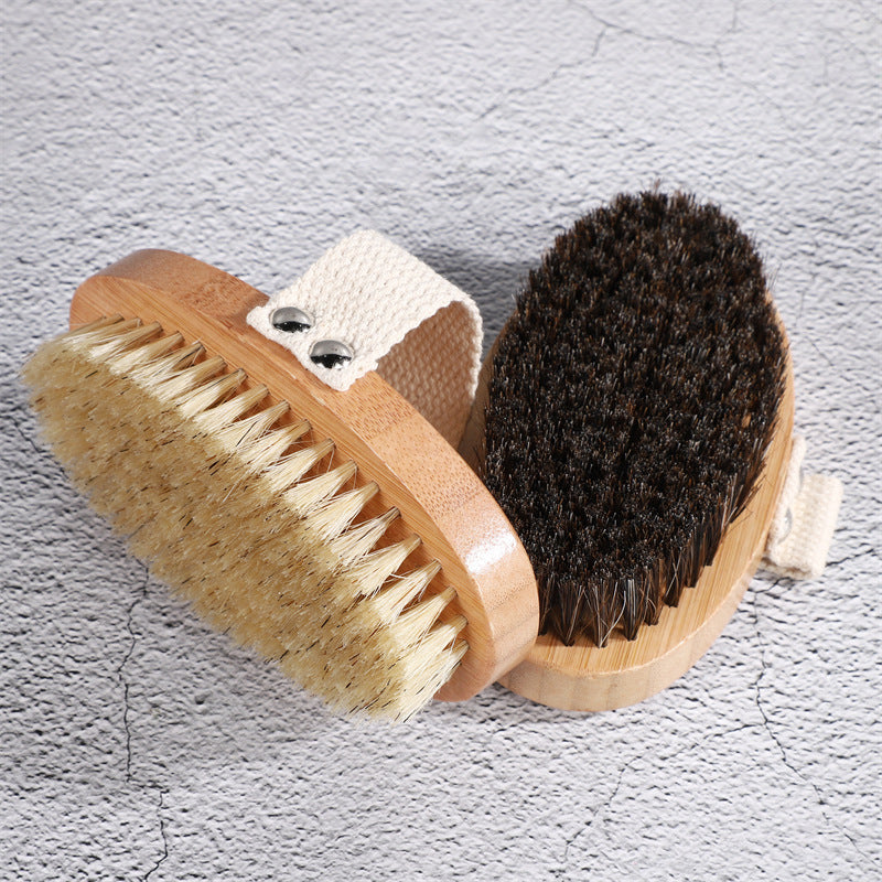 Bamboo Bristle Foam Nail Hand Brush greenroot living