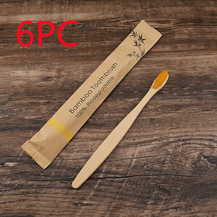 10Pcs Colorful Toothbrush Natural Bamboo Tooth Brush Set Soft Bristle Charcoal Teeth Eco Bamboo Toothbrushes Dental Oral Care greenroot living