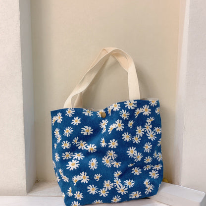 Corduroy Tote Lunch Handle Mummy Bag greenroot living