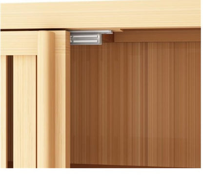 Large Capacity Bamboo Storage Cabinet greenroot living