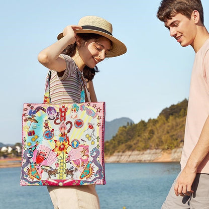 Harajuku Canvas Bag Tote Computer greenroot living