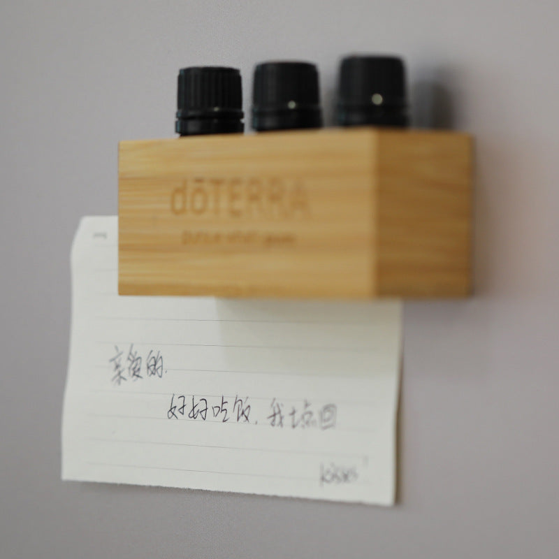 Bamboo Storage Rack Refrigerator Magnet greenroot living