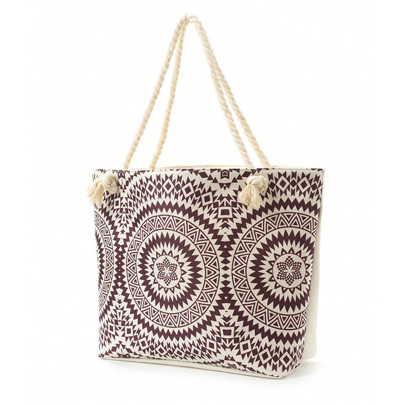 Geometric Large Capacity Multifunctional Tote greenroot living