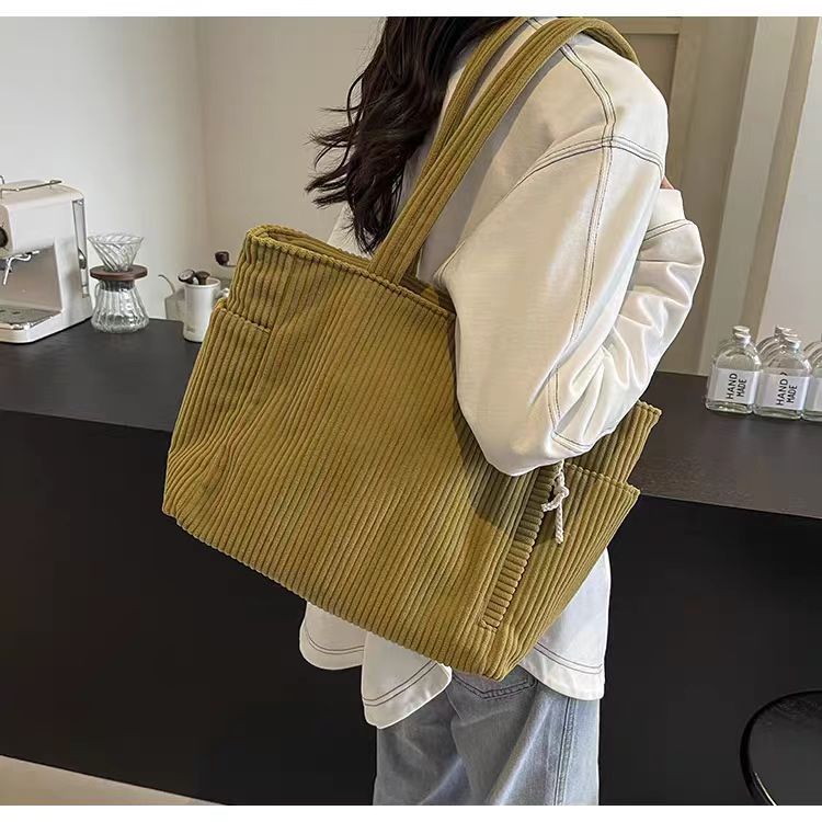 Autumn And Winter Leisure One Shoulder Shopping Bag Advanced Sensor Service Tote