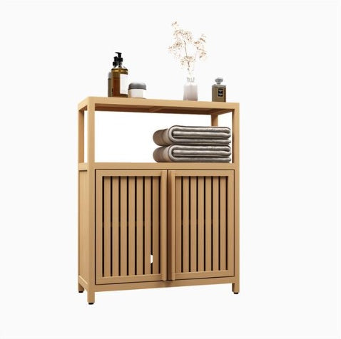 Large Capacity Bamboo Storage Cabinet greenroot living